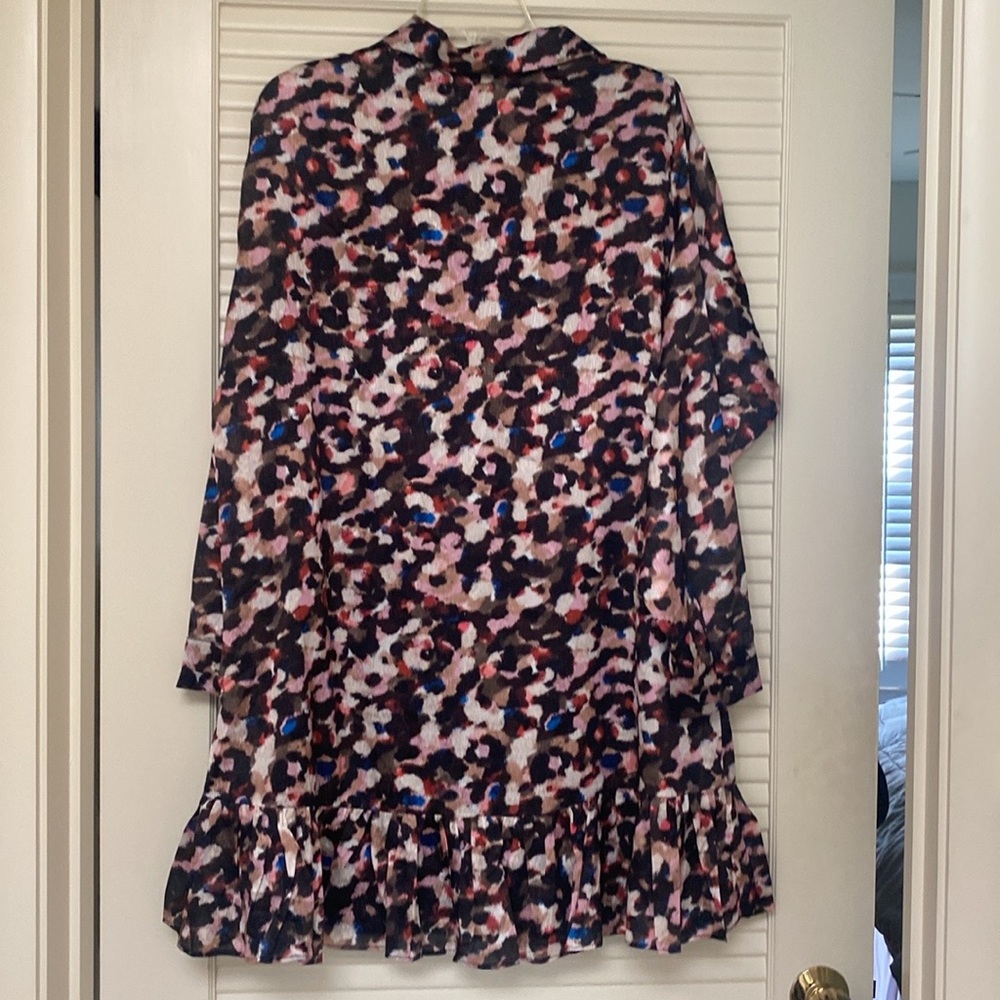 Molly Bracken Printed Shirt Dress L - Picture 13 of 13